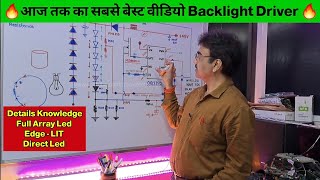 How to Work Led tv Backlight Driver Full Details Full Array Edge LIT Direct Led Driver With Diagram
