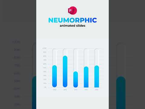 Neumorphic Animated PowerPoint Presentation #powerpoint #powerpointtemplate #infographic