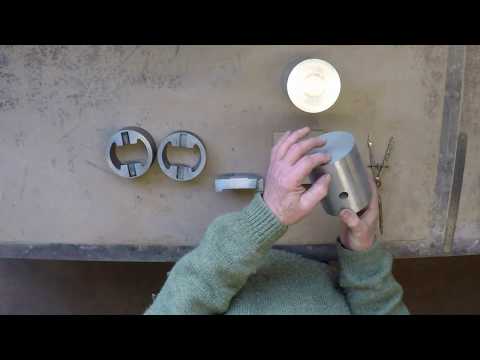 Casting a piston for a 1910 single cylinder engined Brush car, Part 1