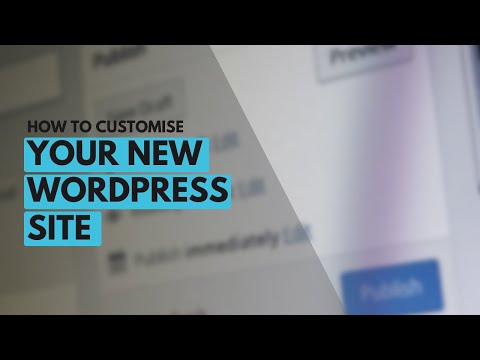 How to Customise Your New WordPress Site #wordpresstheme #wordpresstutorialforbeginners #wordpress