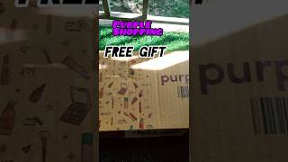 purple Free gift unboxing 💜 #shopping #purple #freegift @SandeepaTanmoy