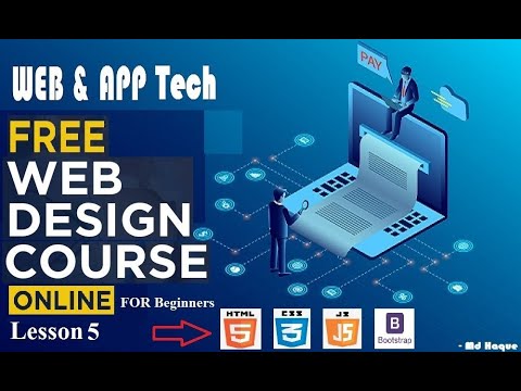 Free online web designing course lesson 5 CSS learning inline CSS internal & external CSS