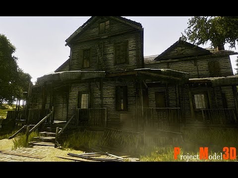 UE4 Abandoned wooden house modular V02 Updated 0.06