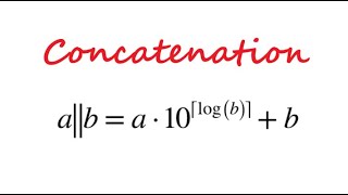 What is Concatenation? [OLD]