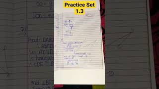 Class 10 geometry Practice Set 1.3 #practiceset1.3 #geometry #class10 #viral #short