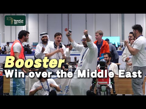 Booster win over the Middle East!#robot #ai #soccer #robocup #boosterrobotics 