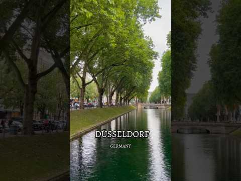 Düsseldorf, Germany 🇩🇪 where modernity meets natural beauty #shorts  #travel