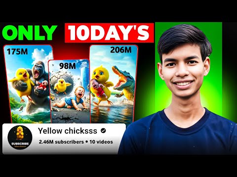 Make Viral AI Yellow Chicks Rescue Story | 100% Free Tools | Yellow Chicks jaisa Videos Kaise Banaye