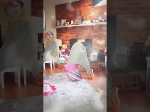 Cute Toddler Angel Flying Around a Messy Room#ToddlerAngel #CuteKids #FunFilters