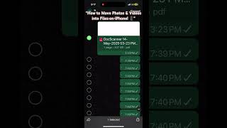 “How to Move Photos & Videos into Files on iPhone! 📱”