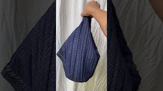 Genuine python skin DEWi stitched bag in jeans colour. Shop online via link in bio #pythonbag #bags