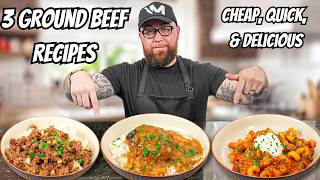 3 Ground Beef Meals for Under $15 — Quick, Cheap & Delicious!