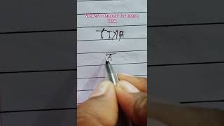 "TIYA" name logomark for viewer's demand 😊#shortsonyoutube #namelogodesign #logodesign #logomark