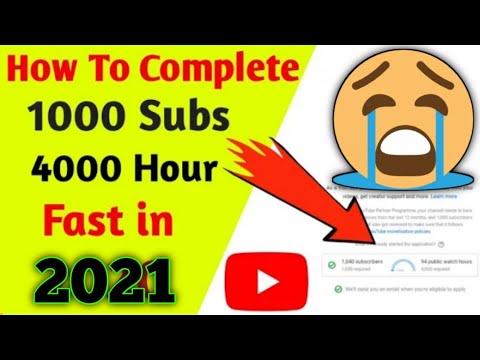 4000 Subscribers in 1 day | how to increase Subscribers views watchtime fast | 4k watchtime increase