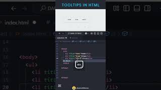 Tooltips in HTML5 pure HTML | A Simple Tooltip Using HTML | CodeMinds