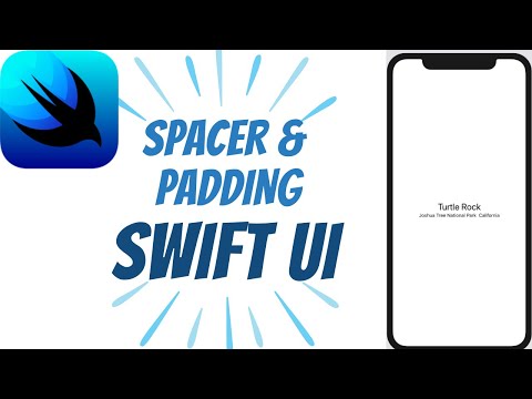 How to Create Spacer Between Views, Padding in Swift UI - Swift 5, Xcode 11, Swift UI Tutorials - #3