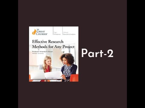 Effective Research Methods for Any Project - Part 2