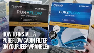 How to Install a PureFlow Cabin Air Filter & Air Freshener on Your Jeep Wrangler JL