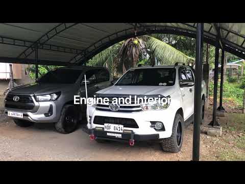 Hilux E 2021 vs Hilux G - Interior and Engine
