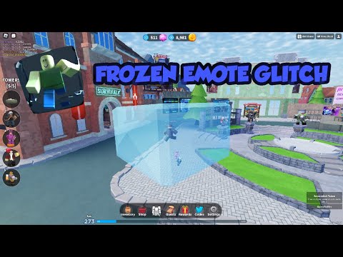 Funny TDS glitch using Frozen emote