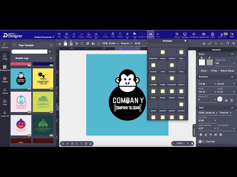 Drawtify Online Logo Maker - Design Animated Vector Logo by Cool Logo Template