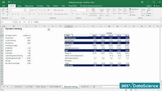 45 How to Create Dynamic Names in Excel Spreadsheets #datascience