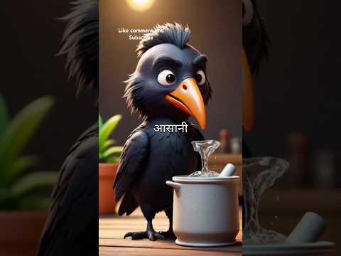 Clever crow #kauwakikahani #funtime #storytime #3dnimation #cartoon