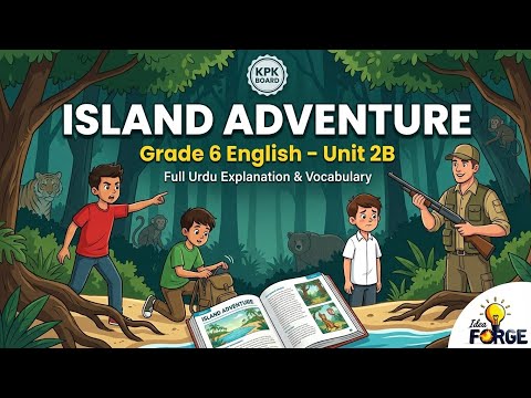Island Adventure – Grade 6 English Unit 2B | Translation, Vocabulary & Grammar #english #education