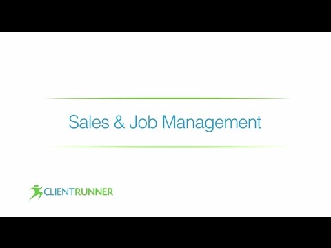 ClientRunner - Sales & Job Management