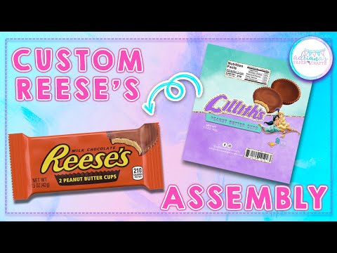 How to assemble a custom Reese's Candy Wrapper