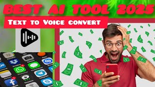 Best Ai Tool 2025 | Text To Speech/Voice |Tech Video 2025 | #tech #technical #viral #aitool