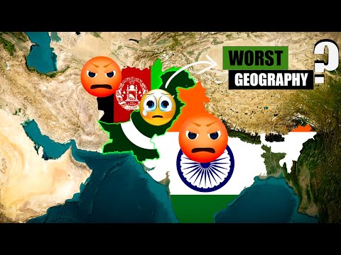 Pakistan Geography Explained under 2 minutes😱
