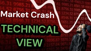 Technical view|🔥why market crashed 👹#stockmarket #stockmarketnews #stockmarketforbeginners