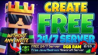 How To Make Free Minecraft Server 24x7 | Free 24/7 Minecraft Server❤️