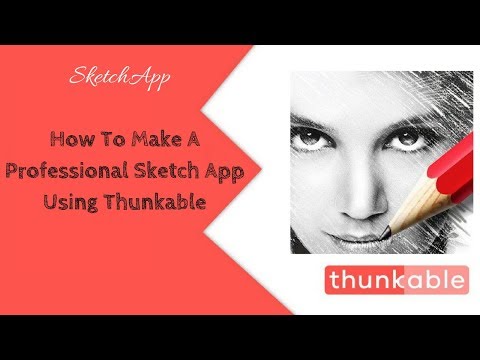 How To Make A Professional Sketch Or Drawing App Using Thunkable || Professional Drawing/sketch App
