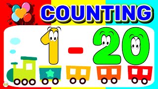 Learn to Count 1-20 with Me | Learn 1 to 20 Counting in English | Number Song for Preschool