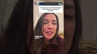 AOC Breaks Silence On Munich Backlash; Goes Nuclear On Trump | #ytshorts #shorts #usnews