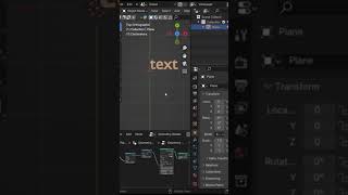 how to make text typing animation_geometry node #blender #blendertutorial  #geometrynode