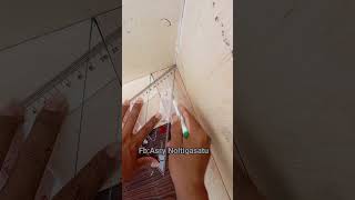 how to measure the angle of intersection with different sizes of wood #ideas#carpenters #woodworking