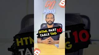 HTML Basics 10 - Table Tag 📊🧮 #html #coding #programming #webdesigns