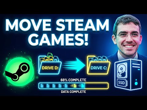 How to Move Steam Games to Another Drive (FAST & EASY Method)