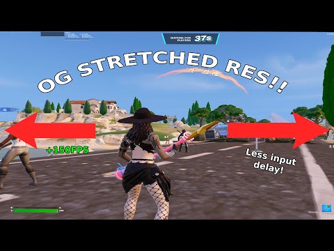 The BEST  Stretched Resolution Guide  in Fortnite Chapter 5! ✅ (HUGE FPS BOOST)