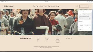 Olivia Vintage Quick Squarespace Website Setup Guide