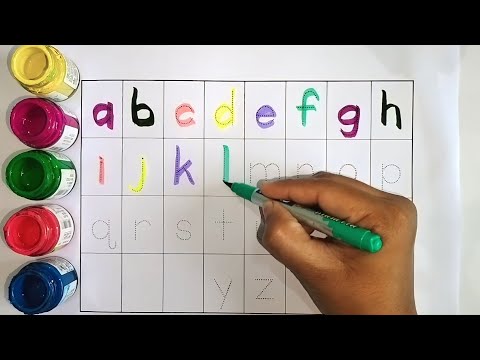 how to write abcd | how to write on abcd
