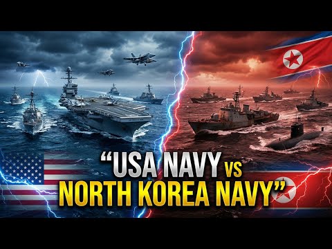 USA vs North Korea Navy 2026 | Naval Power Comparison | Warships, Submarines & Sea Dominance