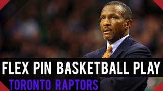 Toronto Flex Pin Basketball Play
