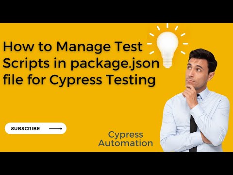 Execute Scripts in package.json file | Advanced Cypress Testing | Live Explanation | Study Supreme 7