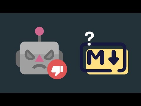 Does AI truly hate Markdown?