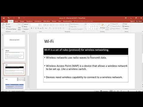 Lesson 10   Ethernet and Wi Fi