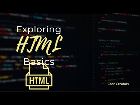 Introduction to HTML basics Part -1 . Code Crafters